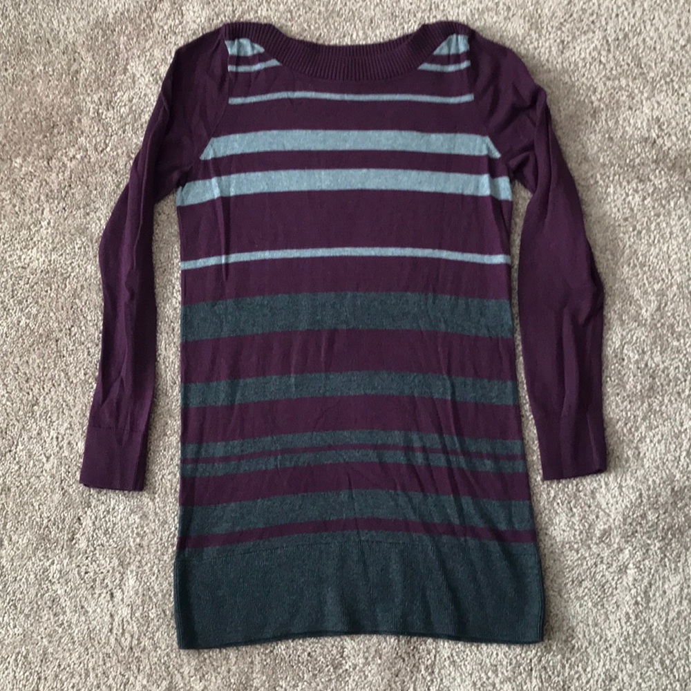 Loft! M striped sweater!